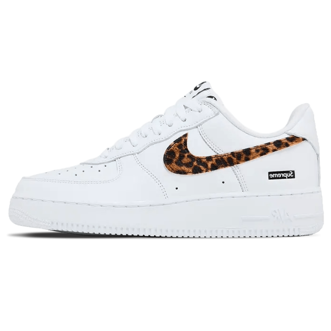 Supreme x GOODENOUGH x Nike Air Force 1 Low 'White Cheetah Print'