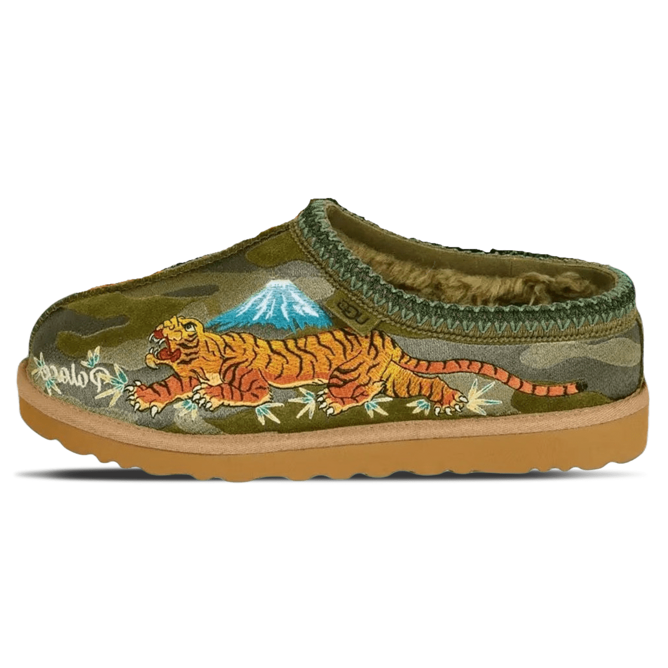 Palace x UGG Tasman Slipper 'Burnt Olive Camo'