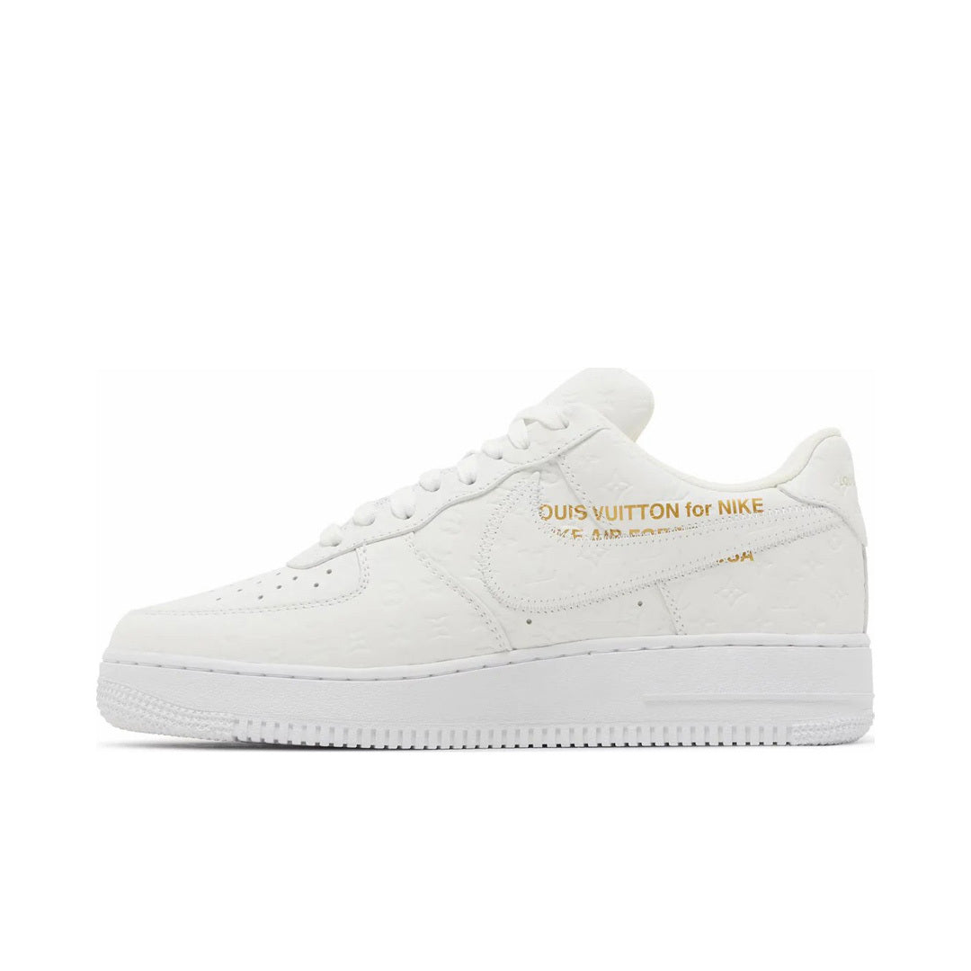 Limited to 100 Pairs! To Celebrate the 40th Anniversary of Nike Air Force 1, the 2024 Fall/Winter New Release “Louis Vuitton (Louis Vuitton) X Nike Air Force 1 White” will be released! Likely to Sell Out Fast!