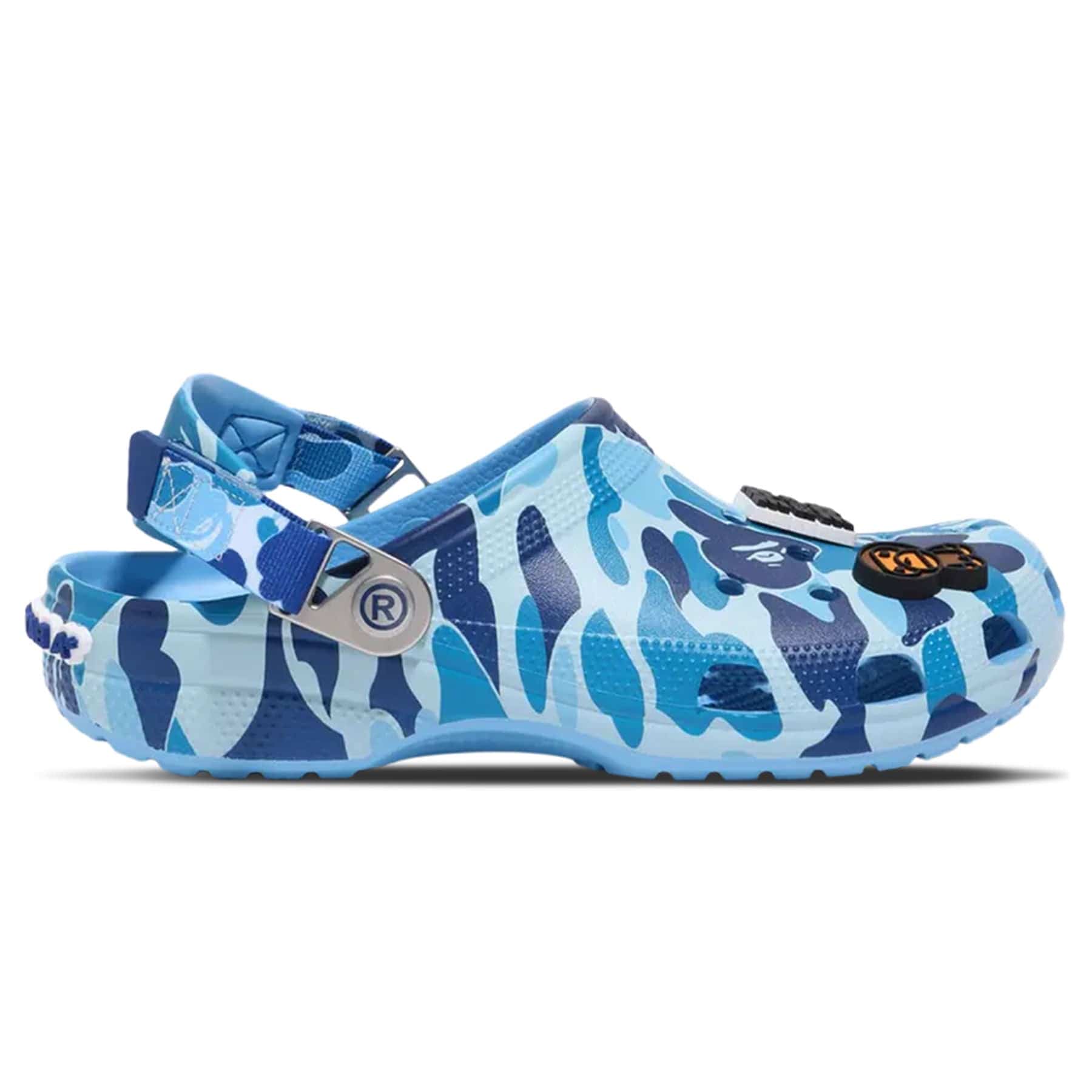 Bape x Classic Clog 'ABC Camo - Blue'