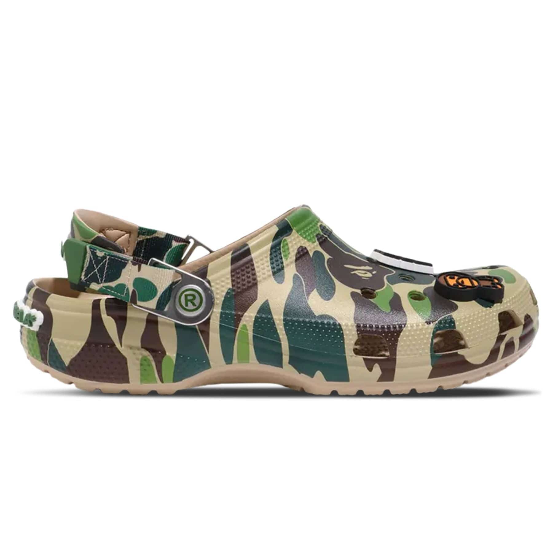 Bape x Classic Clog 'ABC Camo - Green'