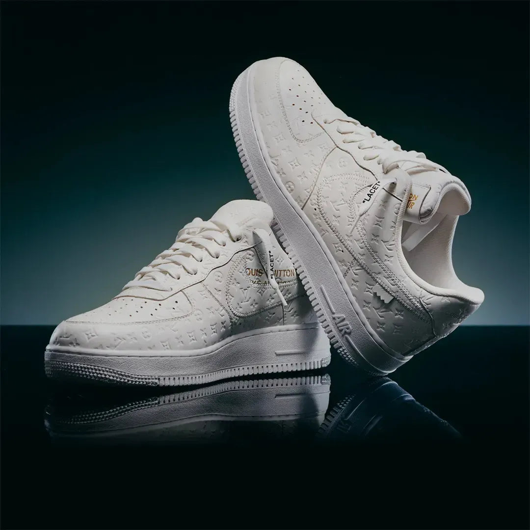 Limited to 100 Pairs! To Celebrate the 40th Anniversary of Nike Air Force 1, the 2024 Fall/Winter New Release “Louis Vuitton (Louis Vuitton) X Nike Air Force 1 White” will be released! Likely to Sell Out Fast!
