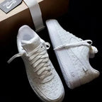 Limited to 100 Pairs! To Celebrate the 40th Anniversary of Nike Air Force 1, the 2024 Fall/Winter New Release “Louis Vuitton (Louis Vuitton) X Nike Air Force 1 White” will be released! Likely to Sell Out Fast!