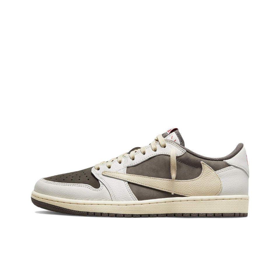 【Direct Shipping from Overseas with Quality Guarantee! Not Released in Europe/America】TRAVIS SCOTT X AIR JORDAN 1 LOW OG “REVERSE MOCHA”