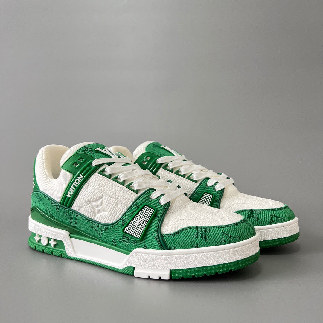 Highly Popular! LOUIS VUITTON TRAINER SNEAKER Trainer Line Sneakers