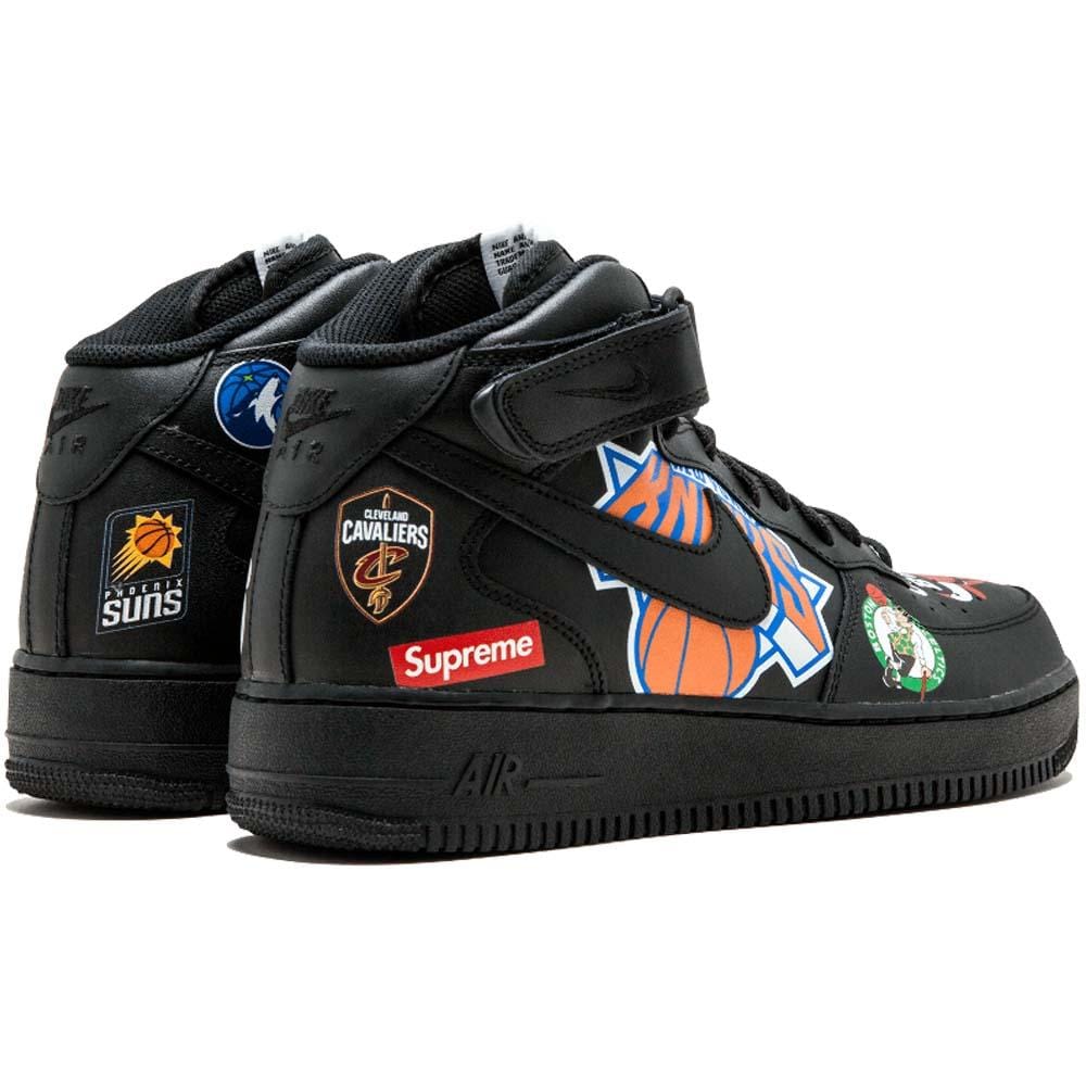 Supreme x NBA x Air Force 1 Mid 07 'Black'