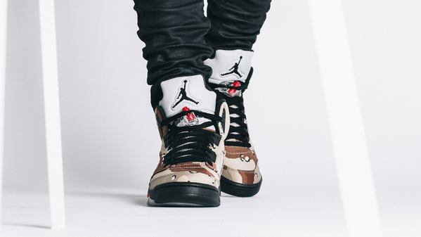 AIR JORDAN 5 RETRO SUPREME SUPREME CAMO