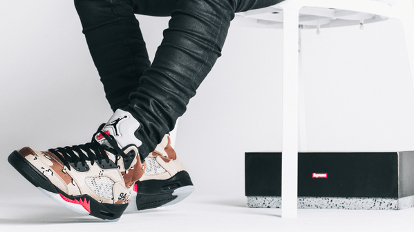 AIR JORDAN 5 RETRO SUPREME SUPREME CAMO