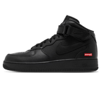 Supreme x Air Force 1 Mid 'Box Logo - Triple Black'