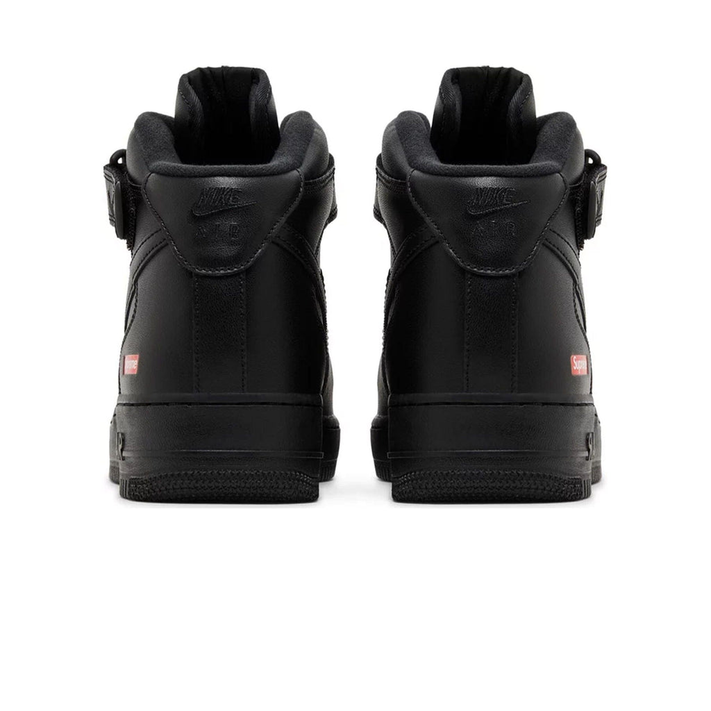 Supreme x Air Force 1 Mid 'Box Logo - Triple Black'