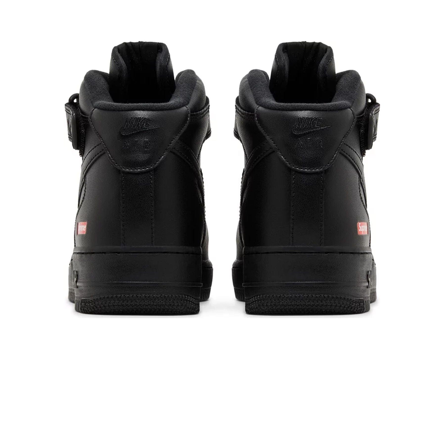 Supreme x Air Force 1 Mid 'Box Logo - Triple Black'