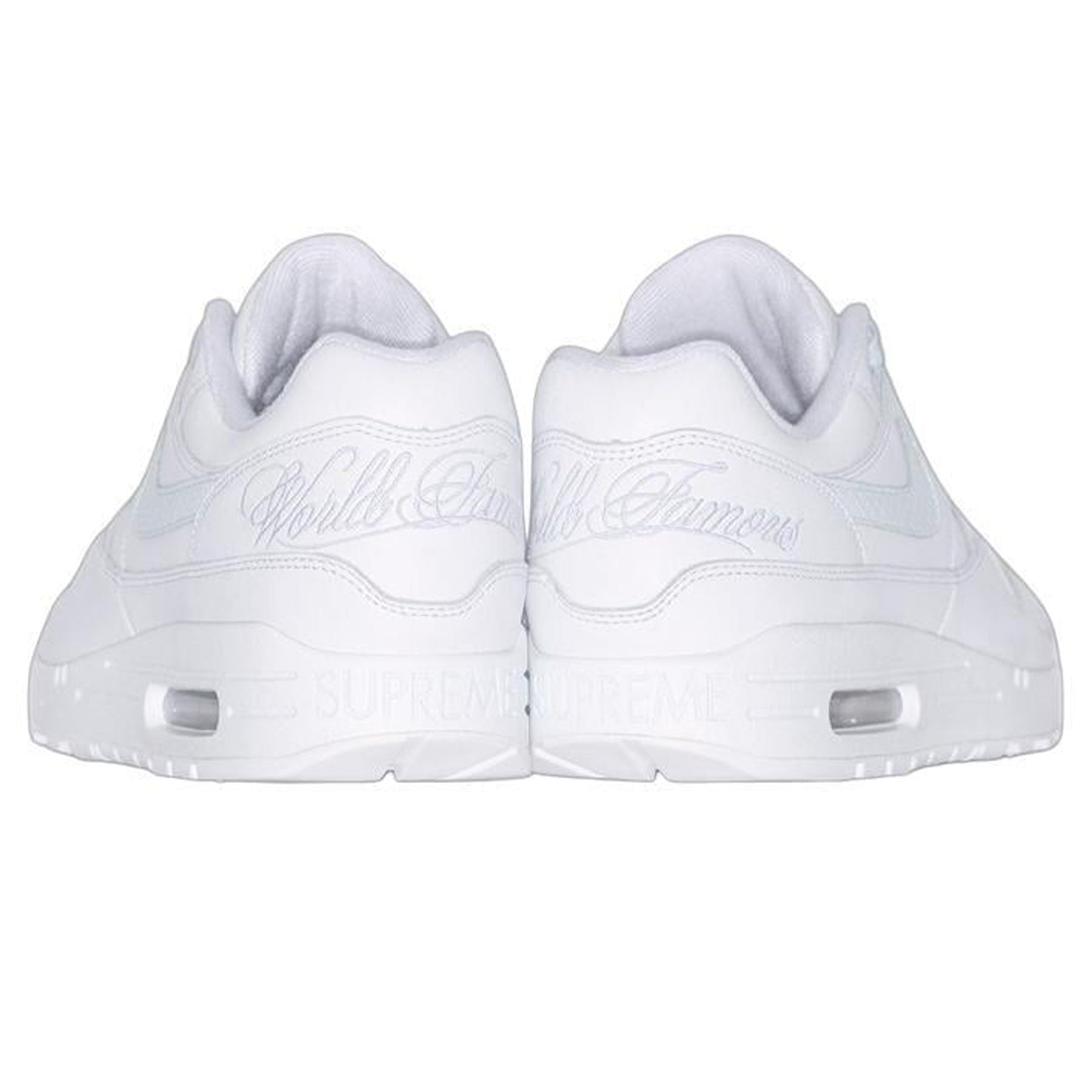 Nike x Supreme Air Max 1 '87 SP 'Triple White'