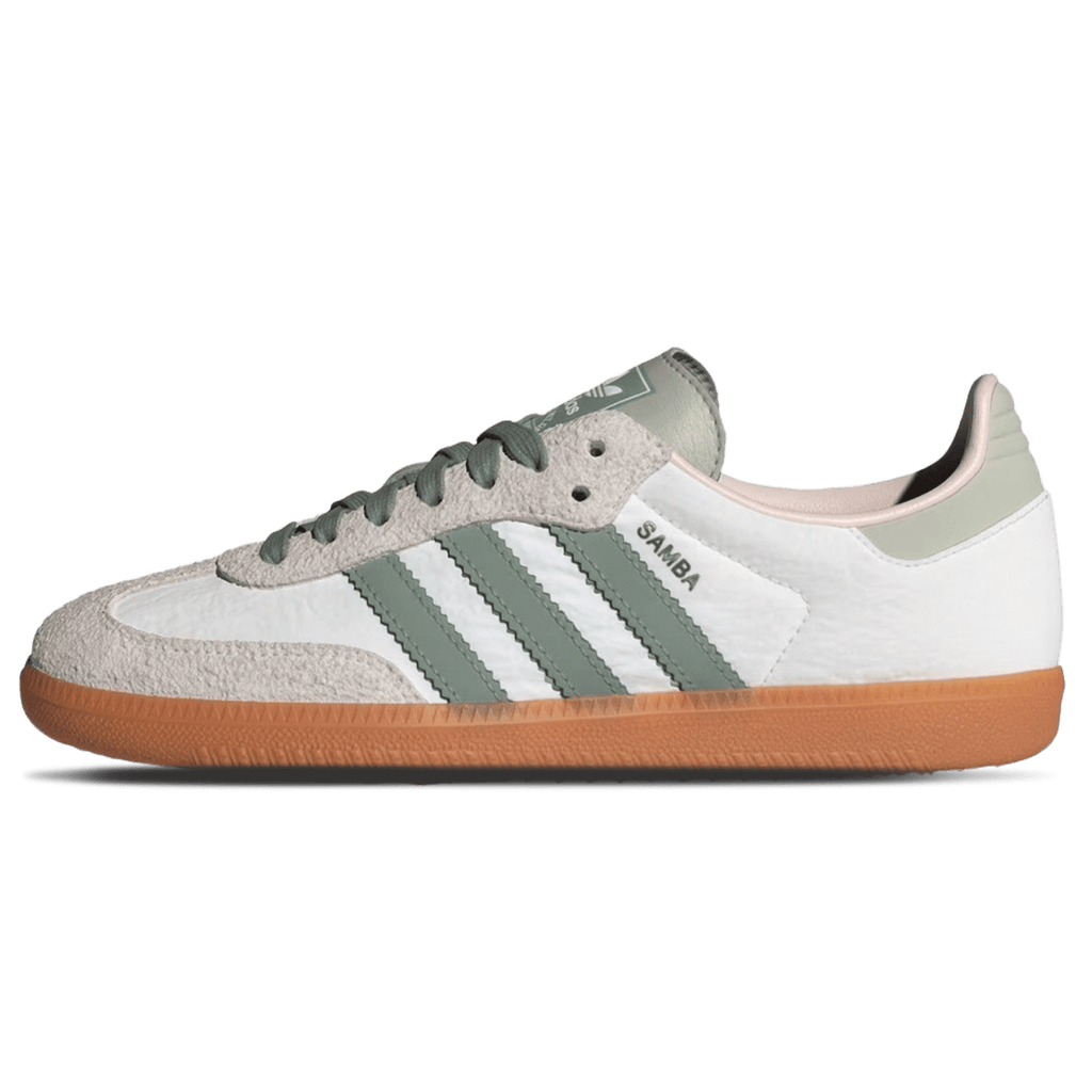 adidas Samba OG Wmns 'White Silver Green'