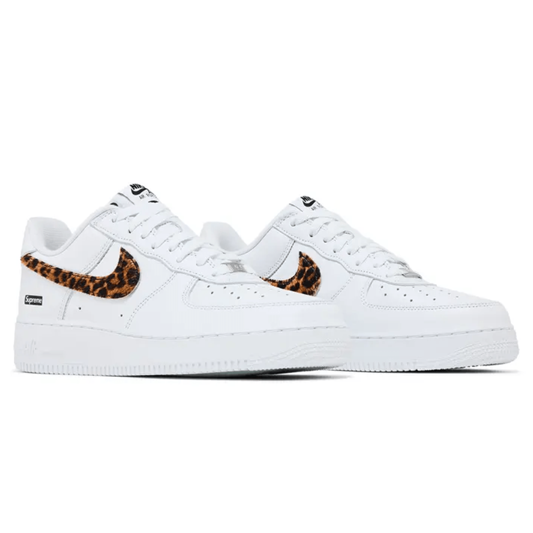 Supreme x GOODENOUGH x Nike Air Force 1 Low 'White Cheetah Print'