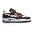 Limited Edition LOUIS VUITTON X NIKE AIR FORCE 1 07 Mid-Cut Sneakers【Cash on Delivery】