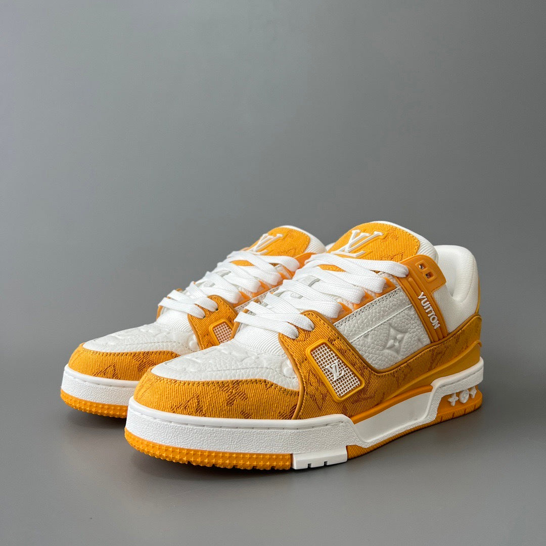 Highly Popular! LOUIS VUITTON TRAINER SNEAKER Trainer Line Sneakers