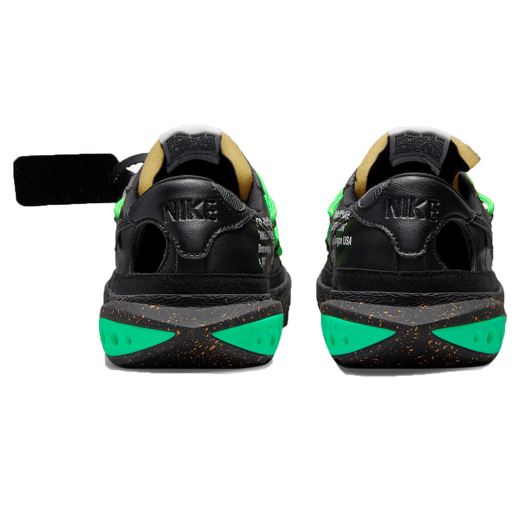 Off-White x Nike Blazer Low 'Black Electro Green'