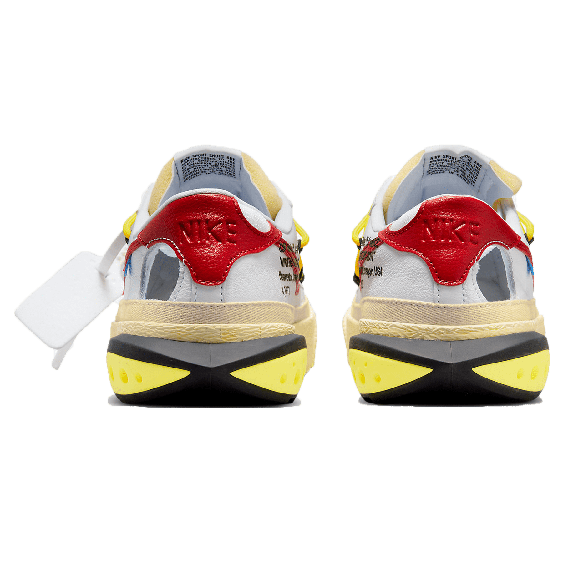 Off-White x Nike Blazer Low 'White University Red'