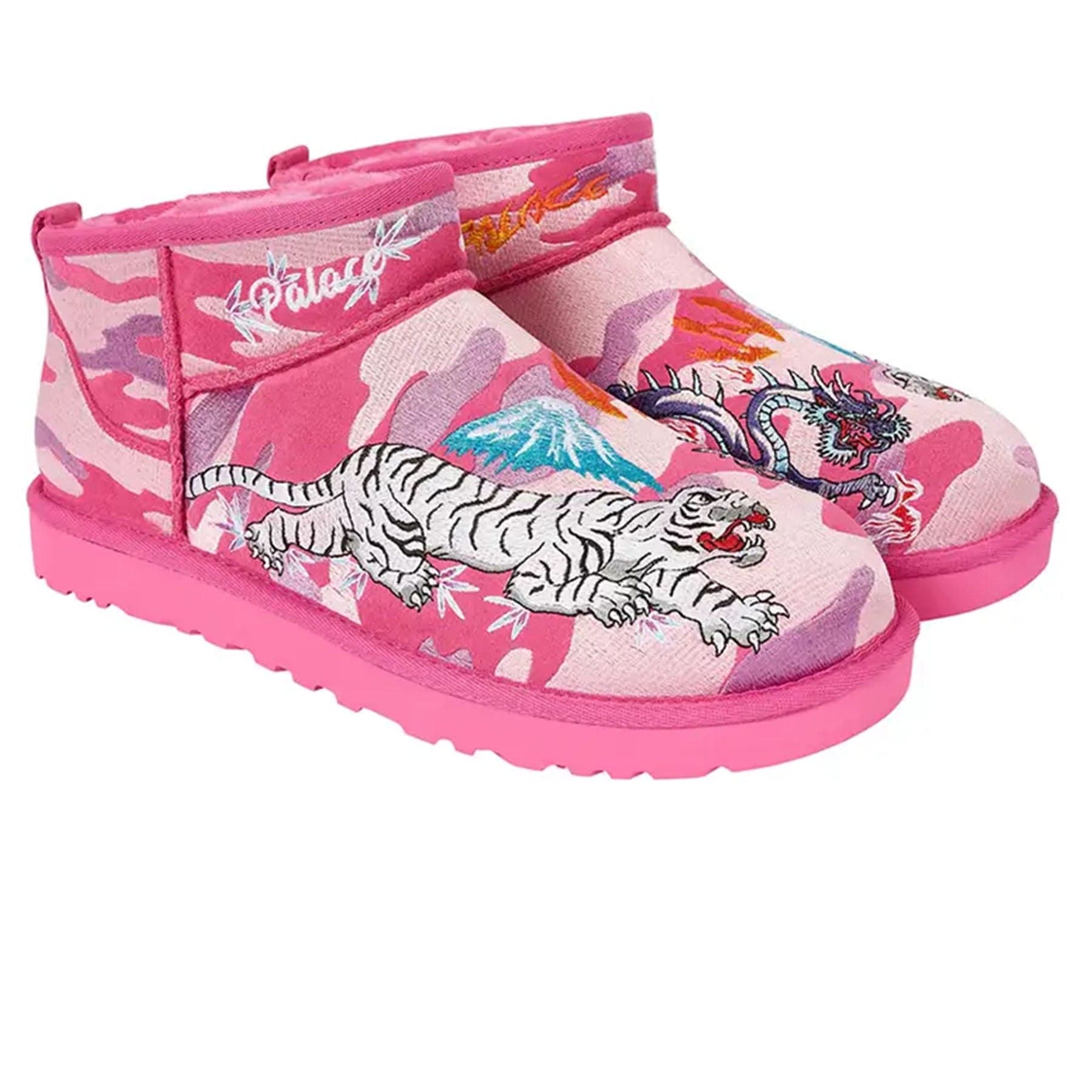 Palace x UGG Mini Boot 'Pink Camo'