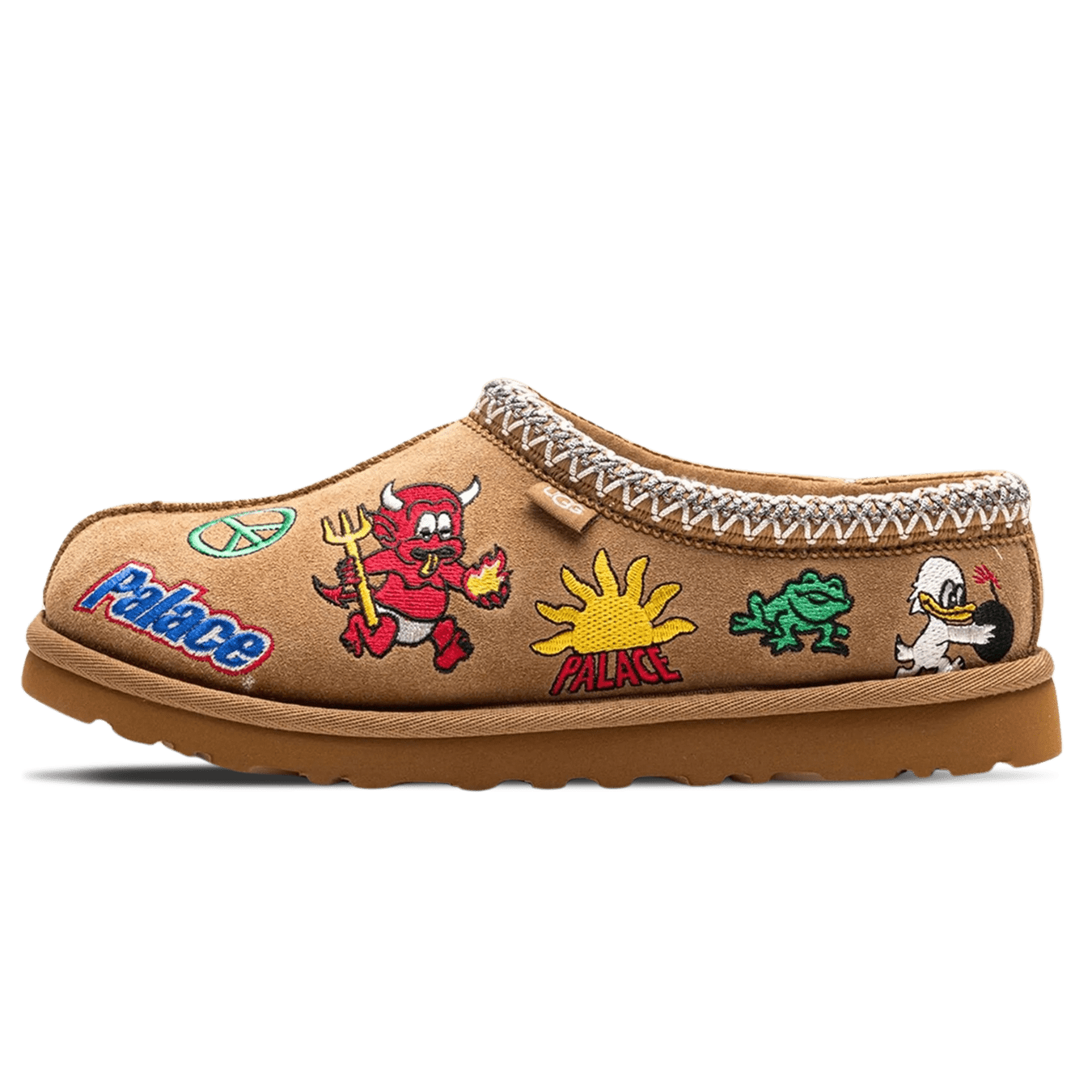 Palace x UGG Tasman Slipper 'Chestnut'