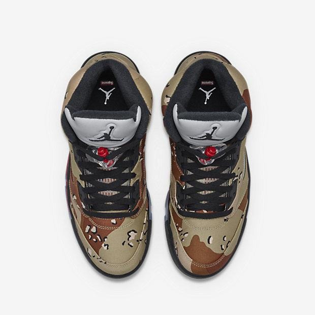 AIR JORDAN 5 RETRO SUPREME SUPREME CAMO