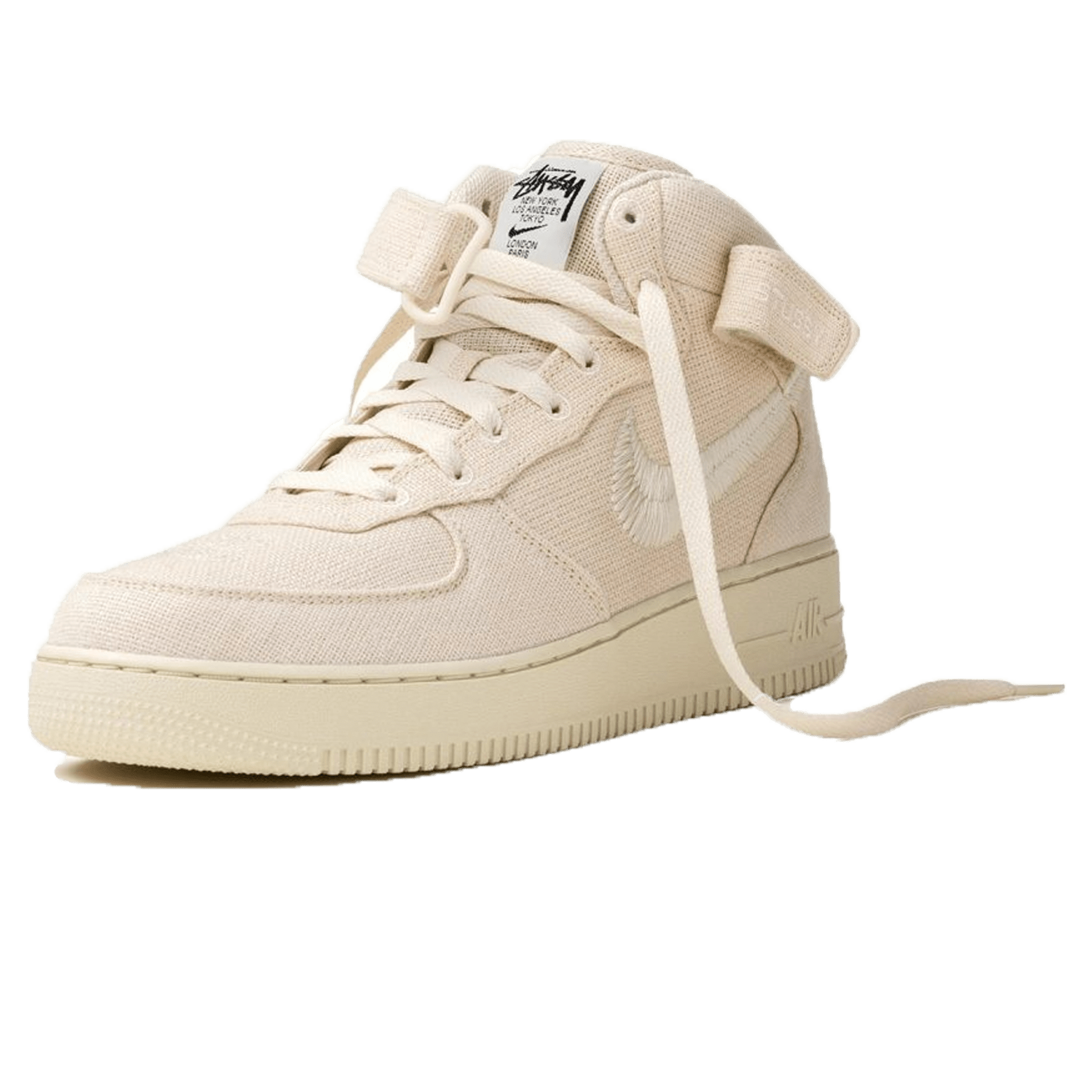 Stussy x Nike Air Force 1 Mid 'Fossil'