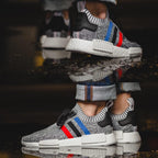 Adidas NMD_R1 Primeknit Tricolor White