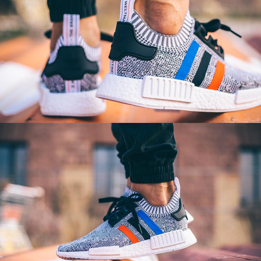 Adidas NMD_R1 Primeknit Tricolor White