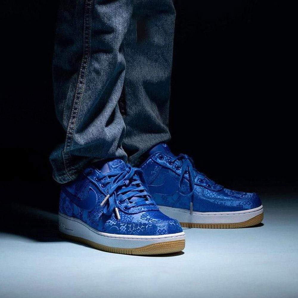 CLOT x Nike Air Force 1 PRM 'Royal Silk'