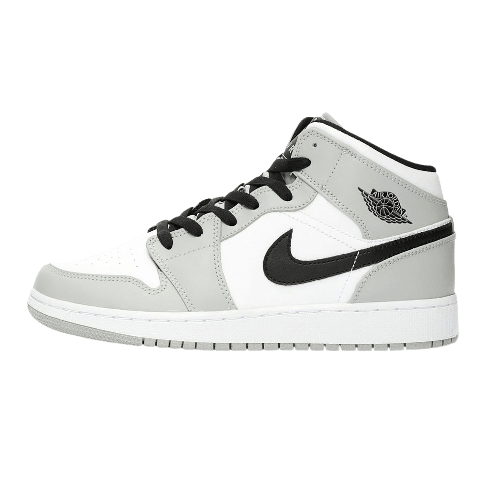 Air Jordan 1 Mid GS Light Smoke Grey
