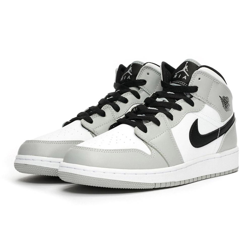 Air Jordan 1 Mid GS Light Smoke Grey