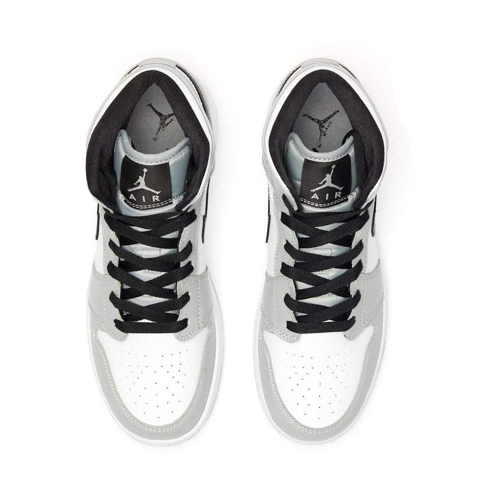 Air Jordan 1 Mid GS Light Smoke Grey