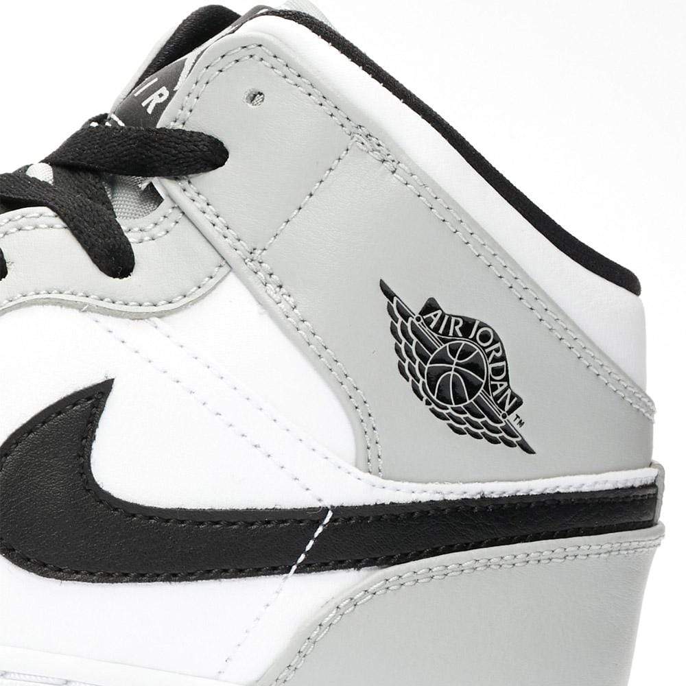 Air Jordan 1 Mid GS Light Smoke Grey