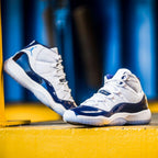Air Jordan 11 Retro GS White-Midnight Navy  Win like 82