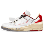 Off-White x Air Jordan 2 Retro Low SP 'White Varsity Red'