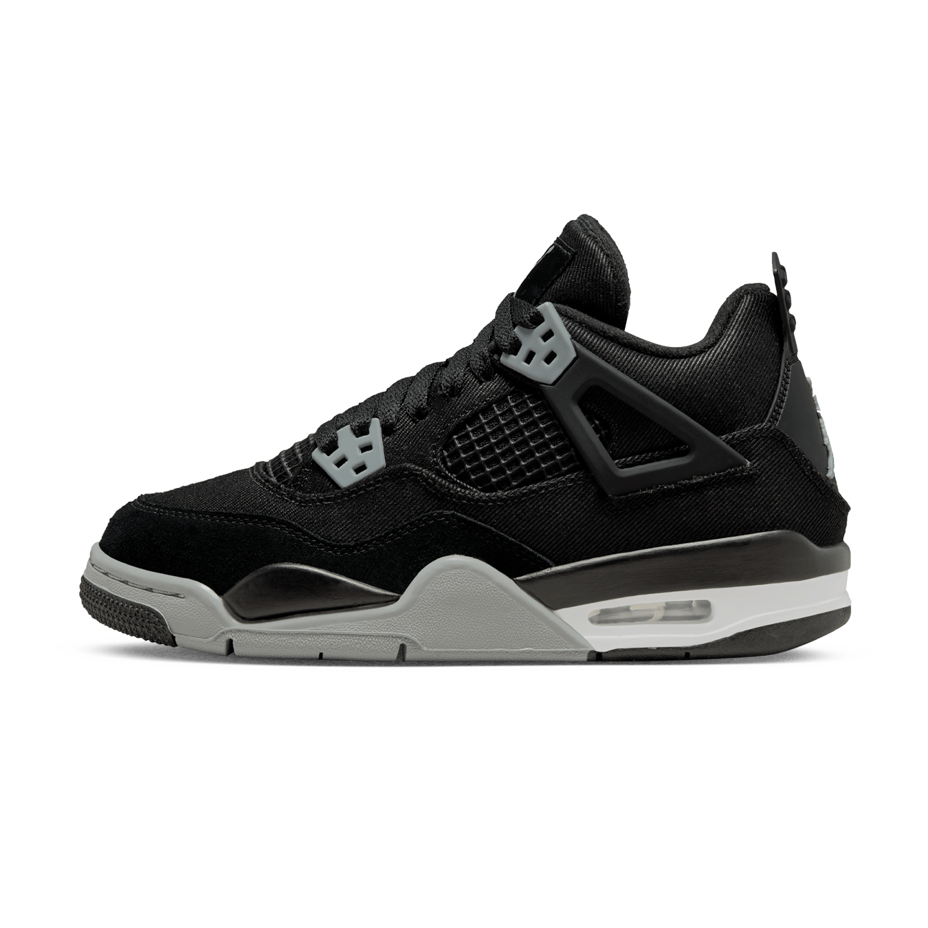 Air Jordan 4 Retro SE GS 'Black Canvas'