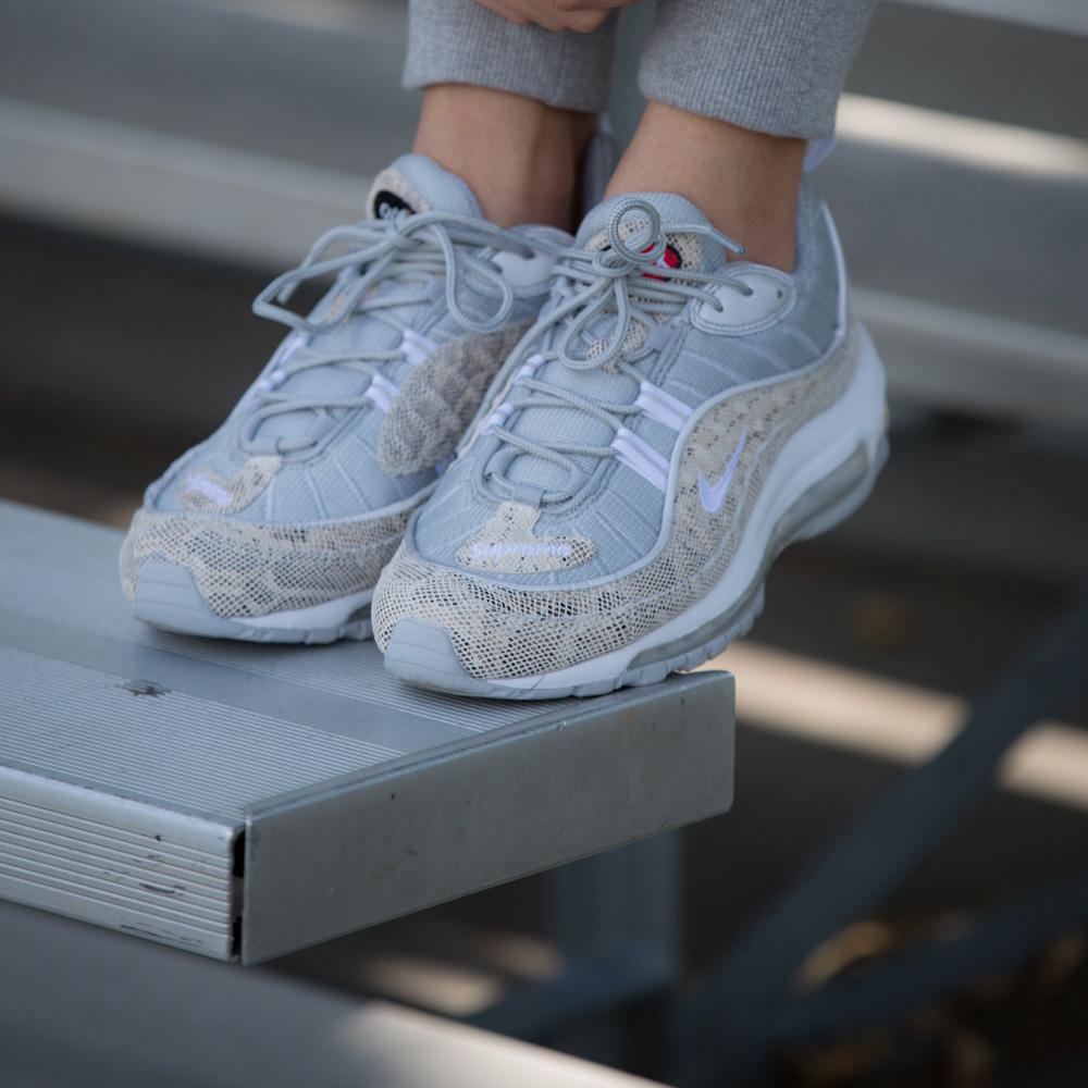 Nike x Supreme Air Max 98 'Cream-Reflect Silver'
