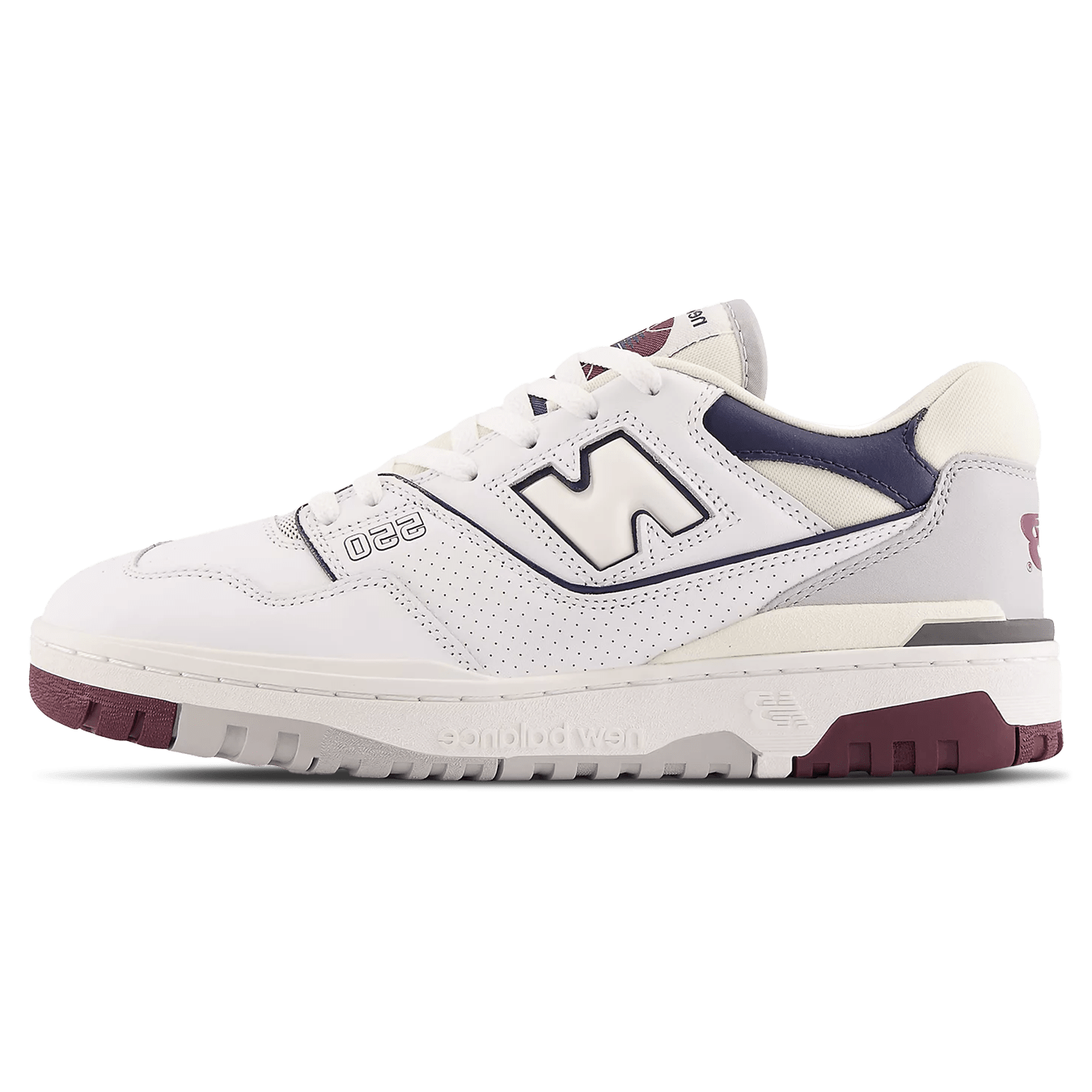 New Balance 550 'White Maroon Natural Indigo'