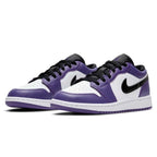 Air Jordan 1 Low GS Court Purple White