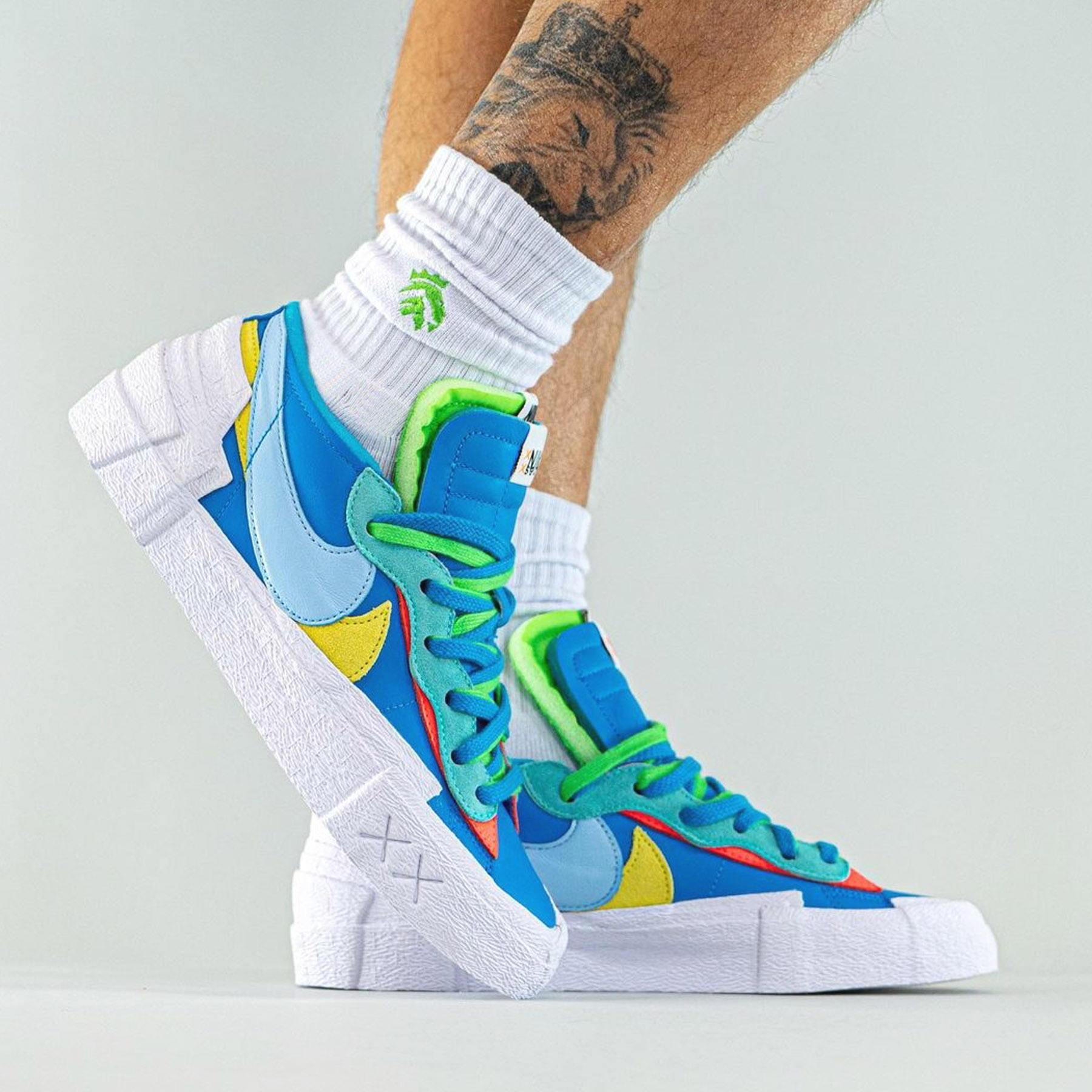 KAWS x sacai x Nike Blazer Low ¡®Neptune Blue¡¯