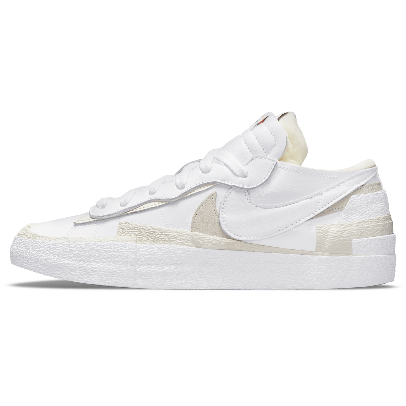 Kaws x sacai x Nike Blazer Low 'White Patent'