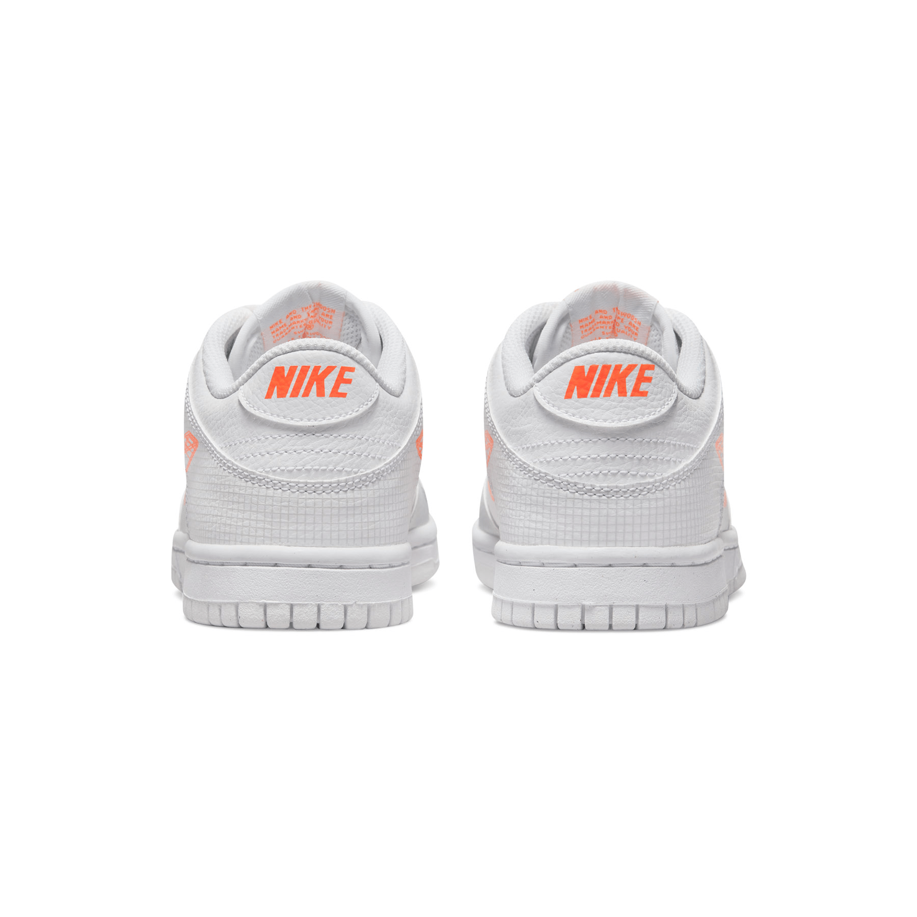 Nike Dunk Low GS 3D Swoosh White Grey
