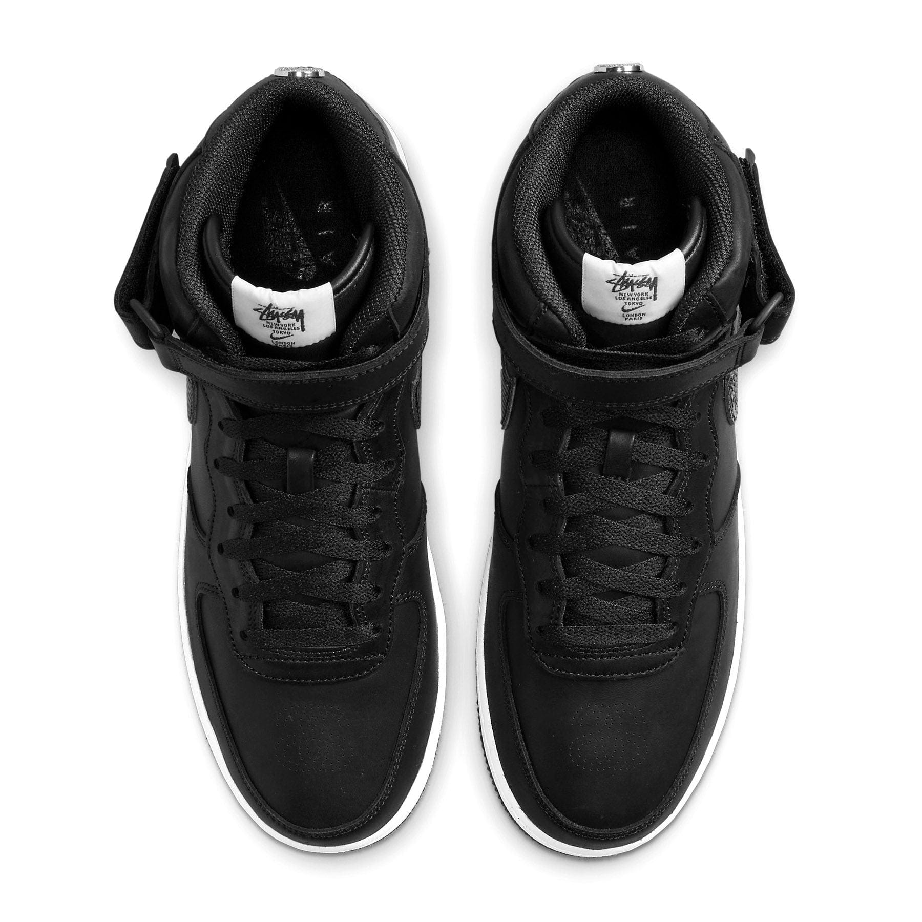 Nike Air Force 1 Mid Stussy 'Black White'