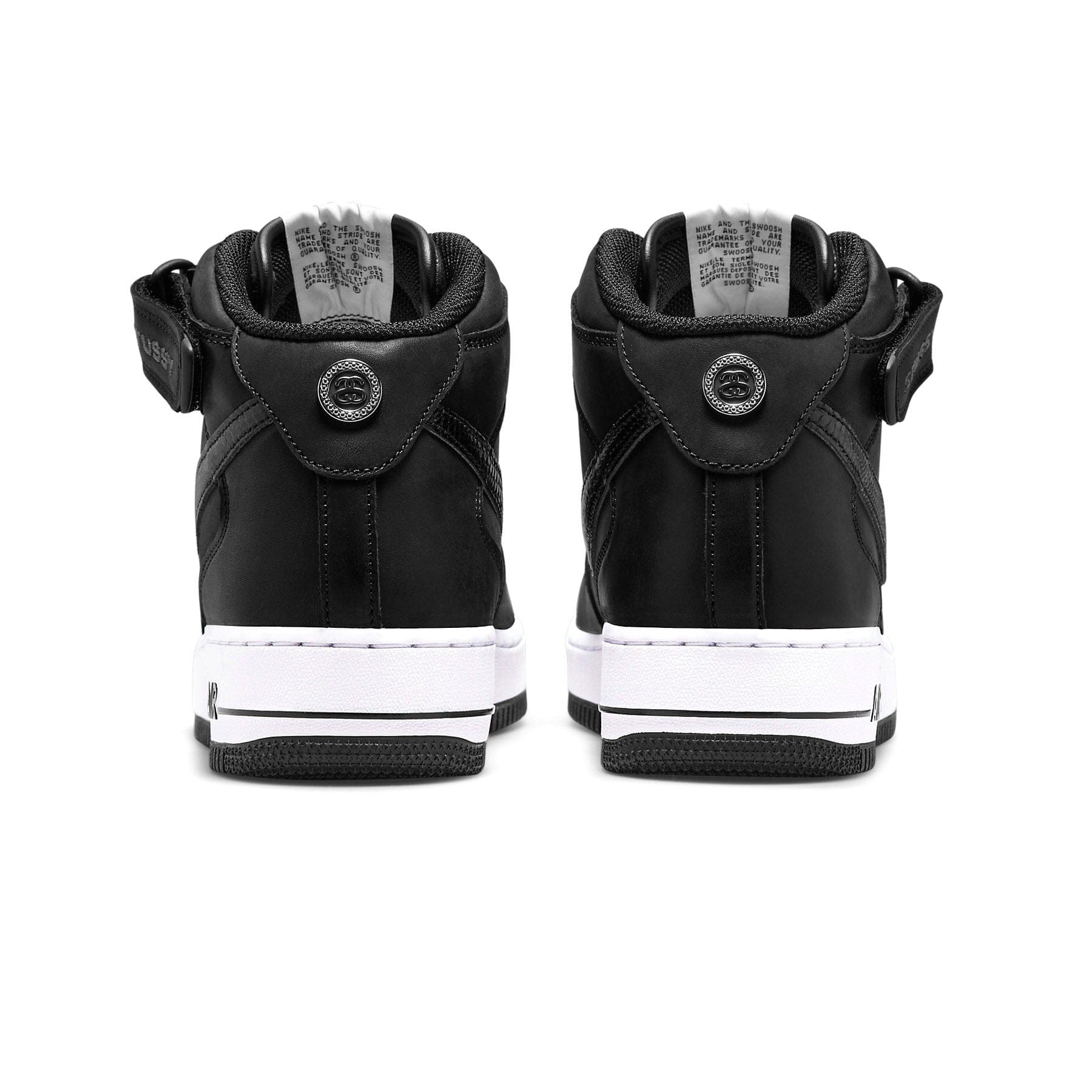 Nike Air Force 1 Mid Stussy 'Black White'