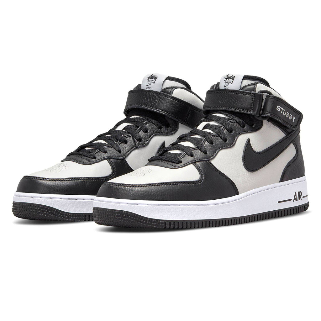 Stussy x Nike Air Force 1 Mid 'Black White'