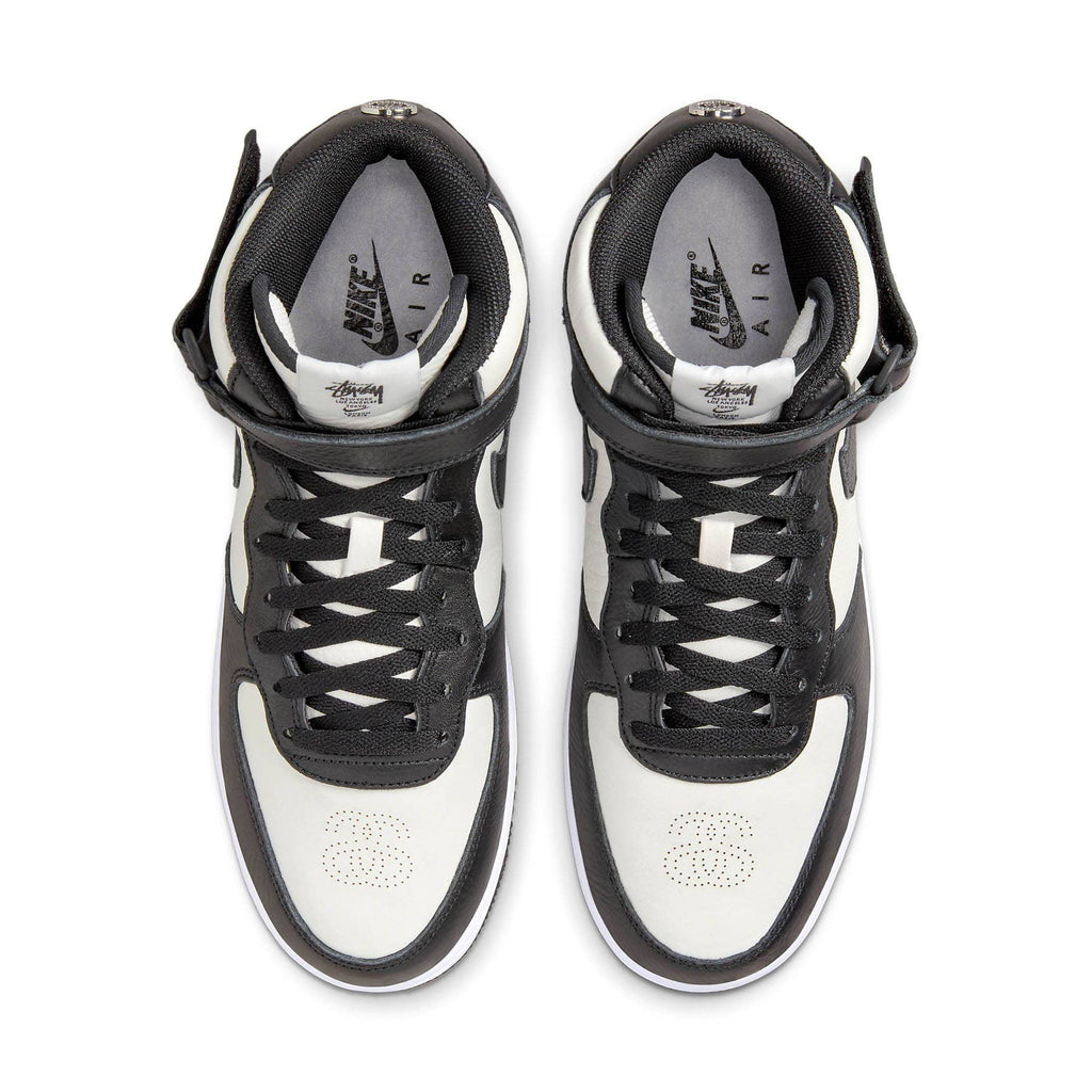 Stussy x Nike Air Force 1 Mid 'Black White'