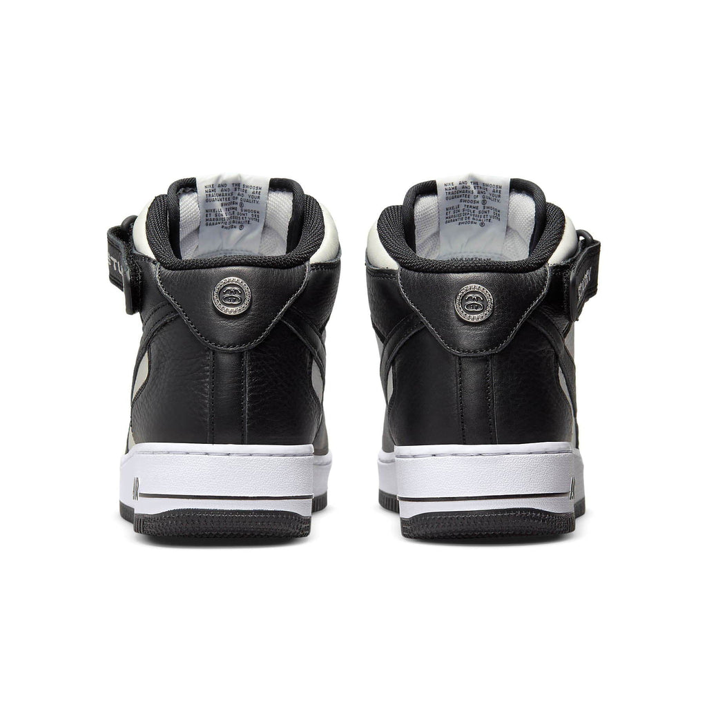 Stussy x Nike Air Force 1 Mid 'Black White'