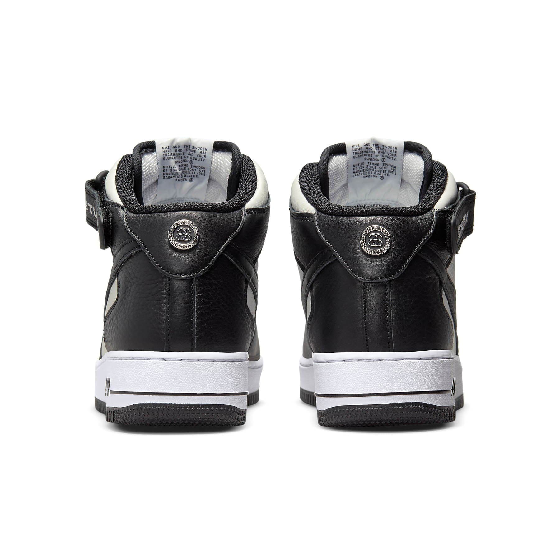 Stussy x Nike Air Force 1 Mid 'Black White'