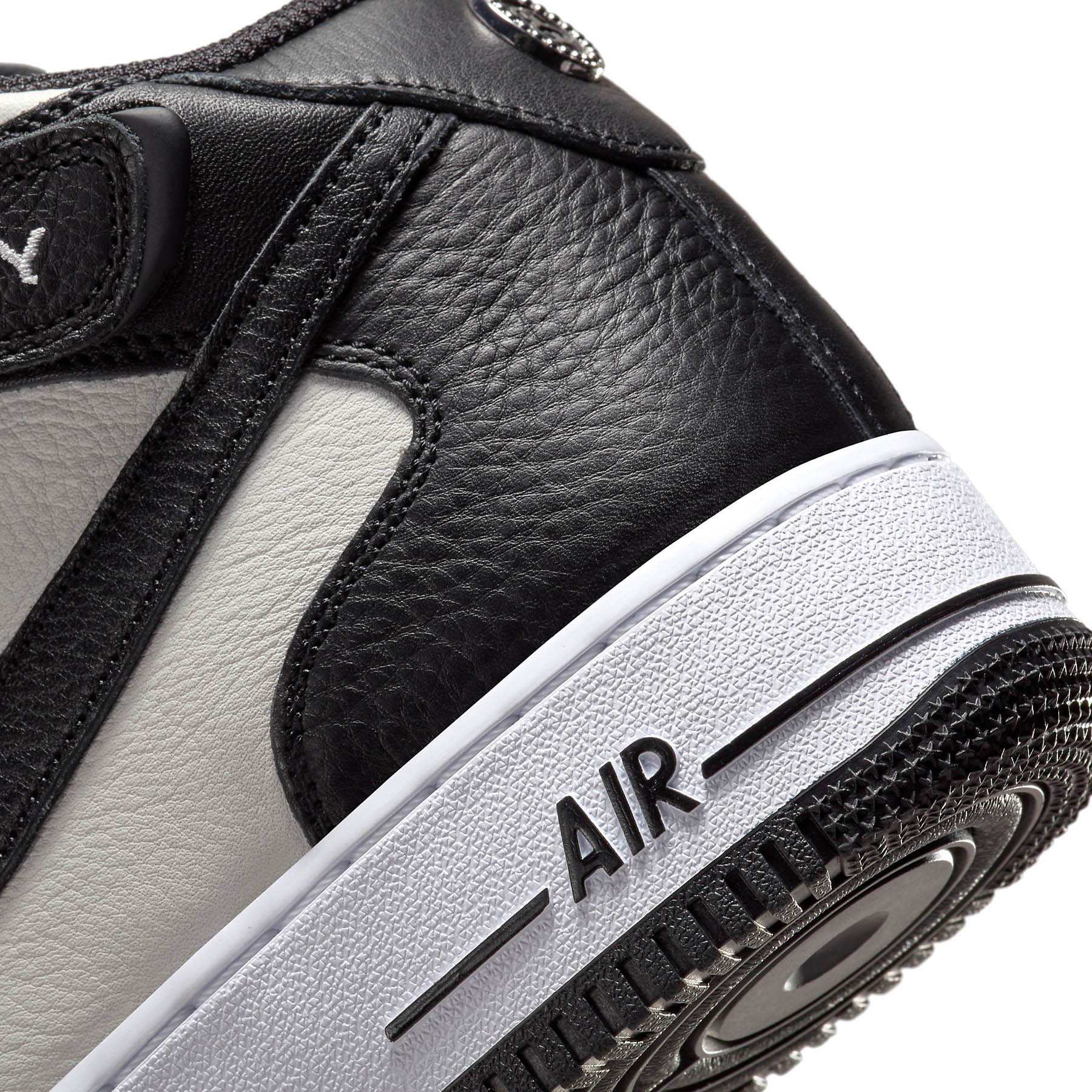 Stussy x Nike Air Force 1 Mid 'Black White'