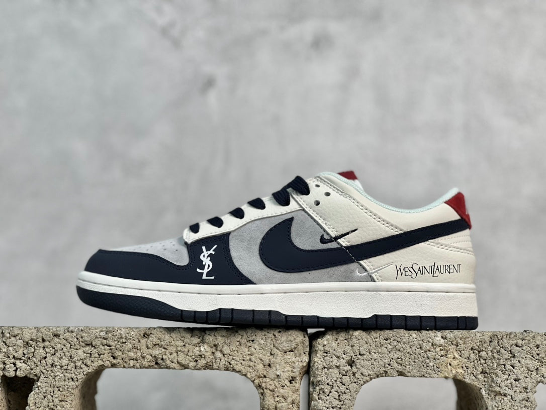 NIKE SB Dunk Low Saint Laurent Collaboration Triple Swoosh Sneakers